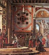 CARPACCIO, Vittore The Ambassadors Depart fg oil on canvas